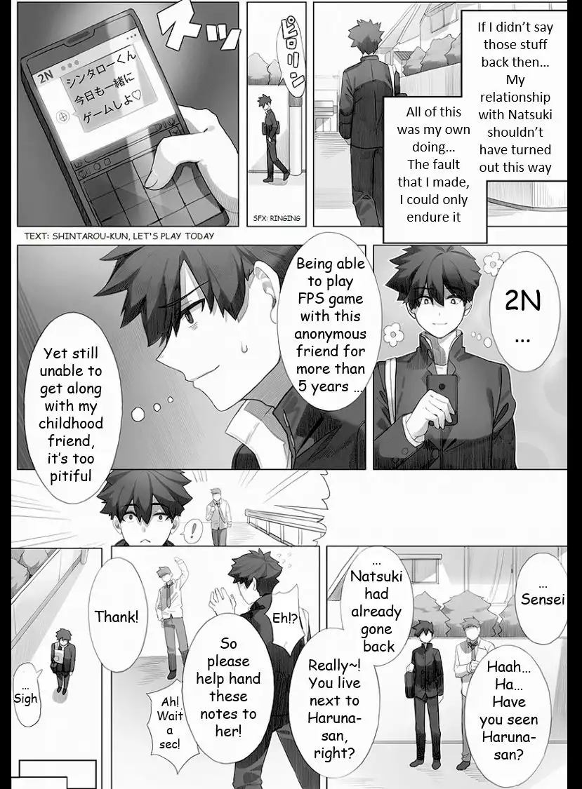 Naka ga Warusugiru Osananajimi ga, Ore ga 5 Nen Ijou Hamatteiru FPS Game no Friend Datta Kenn Nitsuite. Chapter 1 3